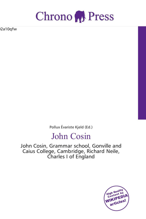 Kniha John Cosin 