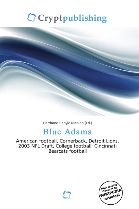 Kniha Blue Adams 