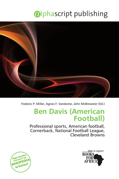 Knjiga Ben Davis (American Football) Agnes F. Vandome