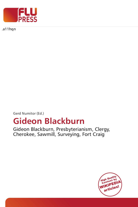 Knjiga Gideon Blackburn 