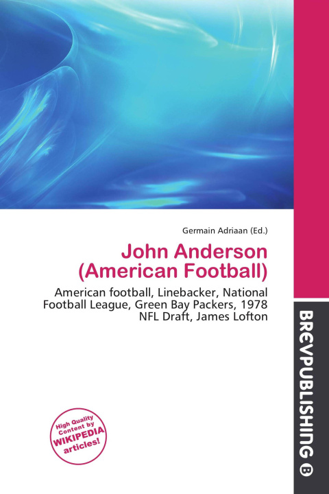 Kniha John Anderson (American Football) 