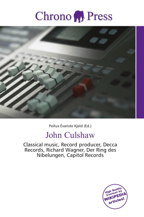 Kniha John Culshaw 