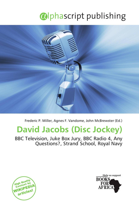 Kniha David Jacobs (Disc Jockey) Agnes F. Vandome