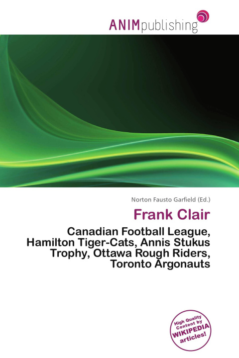 Kniha Frank Clair 