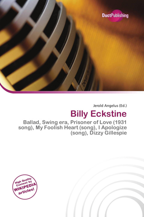 Kniha Billy Eckstine 