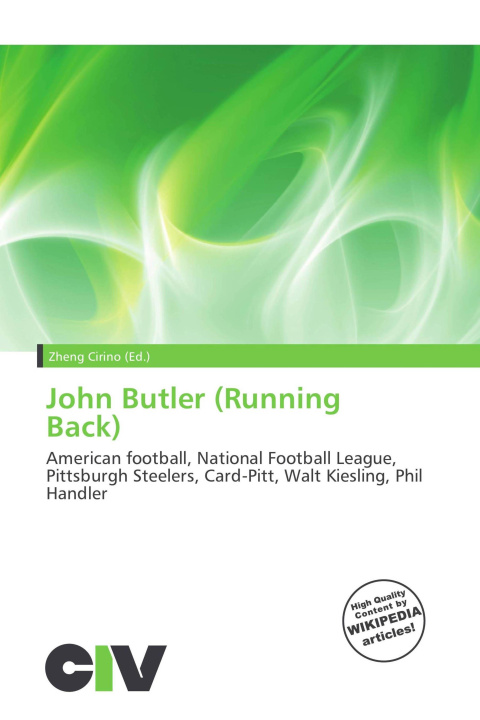 Kniha John Butler (Running Back) 
