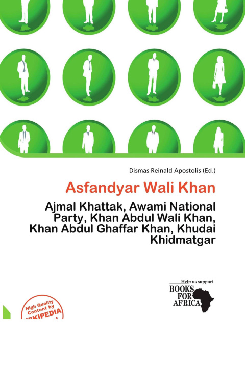 Kniha Asfandyar Wali Khan 