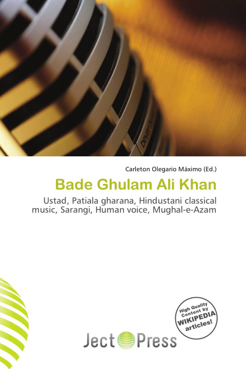 Kniha Bade Ghulam Ali Khan 