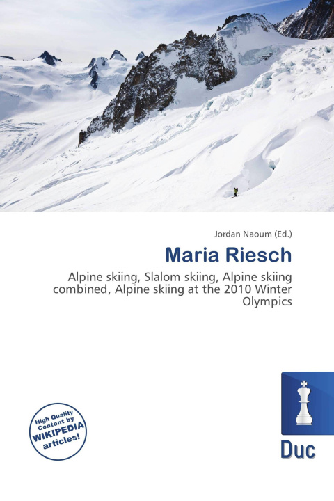 Kniha Maria Riesch 