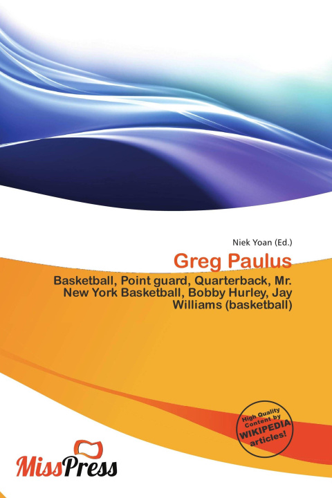 Kniha Greg Paulus 