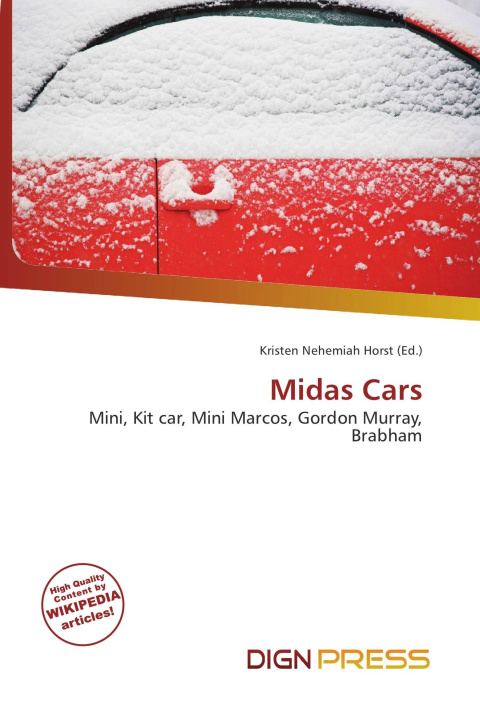 Kniha Midas Cars 