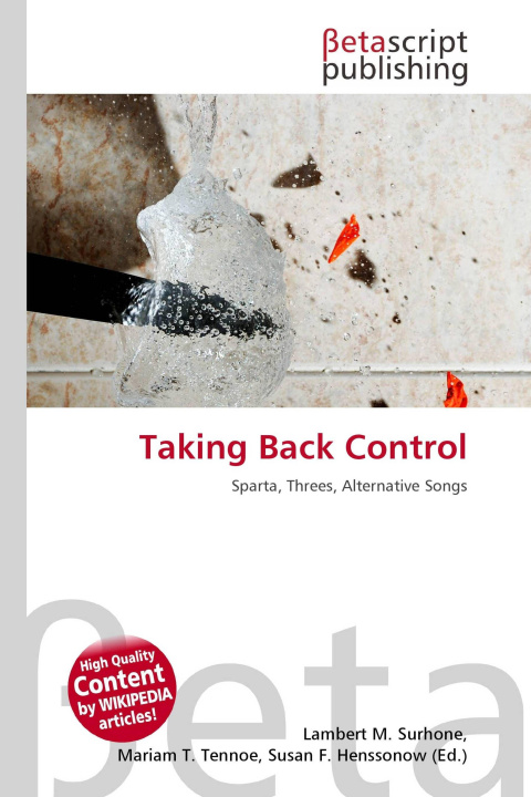 Kniha Taking Back Control Mariam T. Tennoe