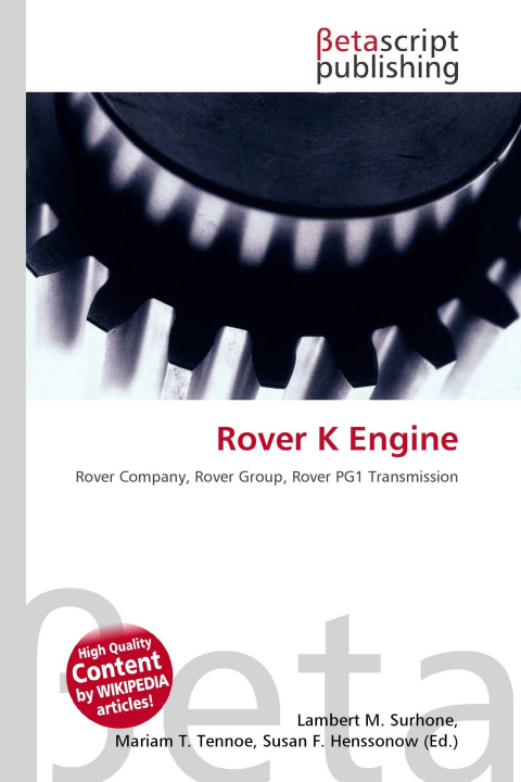 Kniha Rover K Engine Mariam T. Tennoe