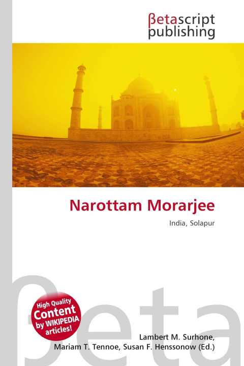 Kniha Narottam Morarjee Mariam T. Tennoe