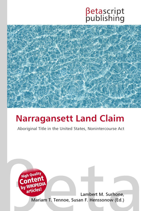 Kniha Narragansett Land Claim Mariam T. Tennoe