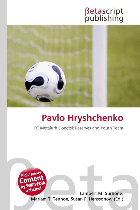 Kniha Pavlo Hryshchenko Mariam T. Tennoe