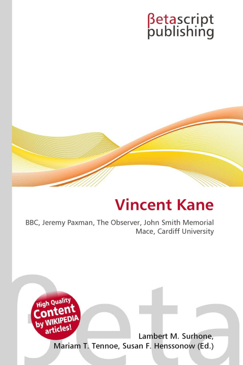Kniha Vincent Kane Mariam T. Tennoe