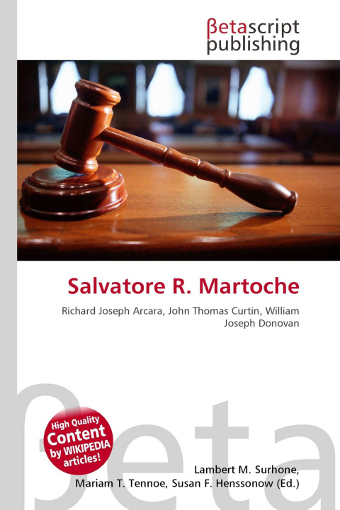 Knjiga Salvatore R. Martoche Mariam T. Tennoe