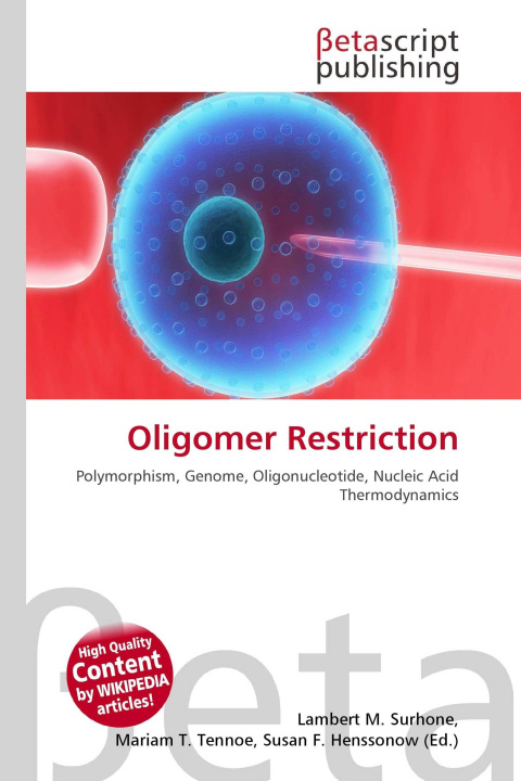 Kniha Oligomer Restriction Mariam T. Tennoe