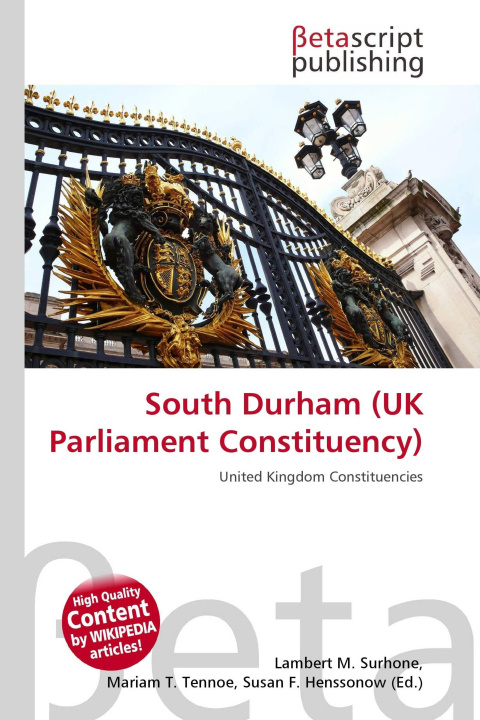 Knjiga South Durham (UK Parliament Constituency) Mariam T. Tennoe