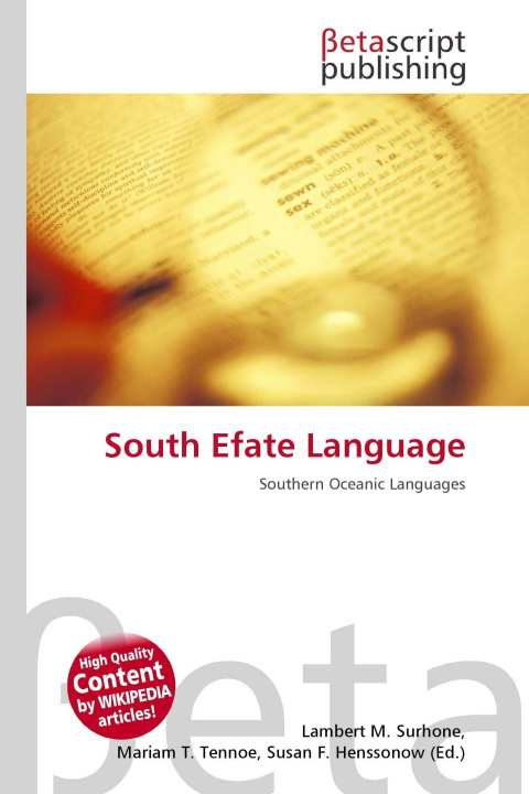 Kniha South Efate Language Mariam T. Tennoe