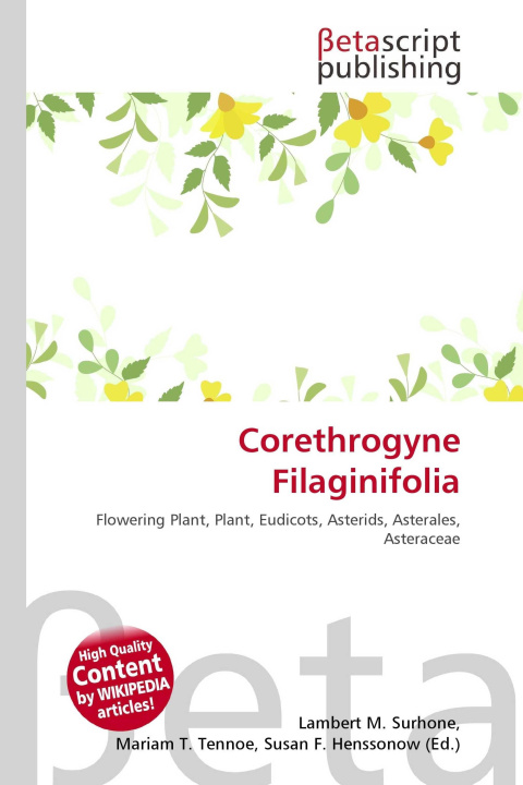 Kniha Corethrogyne Filaginifolia Mariam T. Tennoe