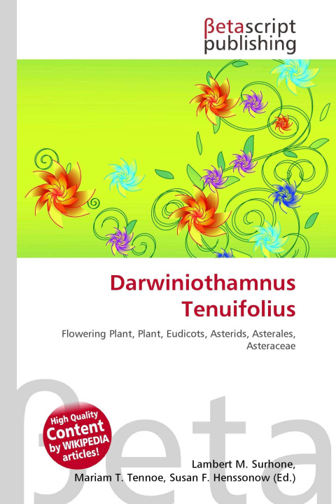 Kniha Darwiniothamnus Tenuifolius Mariam T. Tennoe