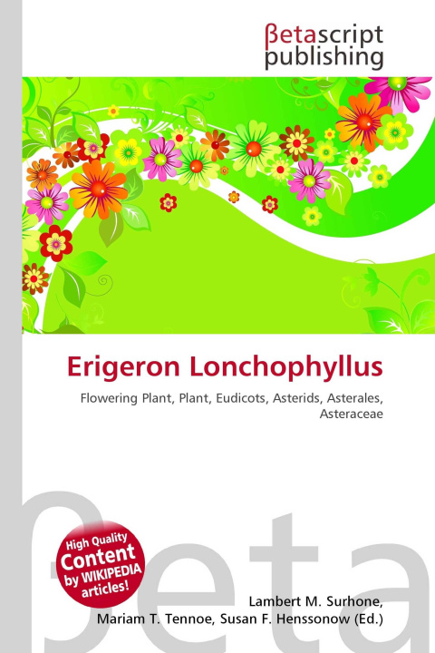 Knjiga Erigeron Lonchophyllus Mariam T. Tennoe