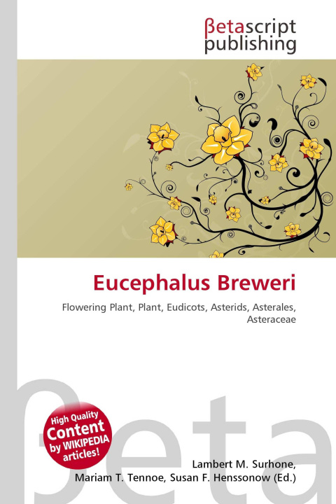 Kniha Eucephalus Breweri Mariam T. Tennoe