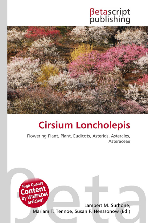 Kniha Cirsium Loncholepis Mariam T. Tennoe