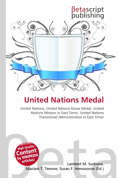 Kniha United Nations Medal Mariam T. Tennoe