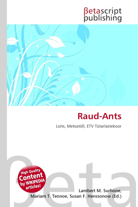 Kniha Raud-Ants Mariam T. Tennoe