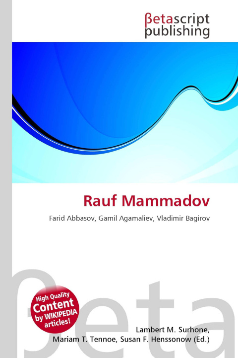 Kniha Rauf Mammadov Mariam T. Tennoe