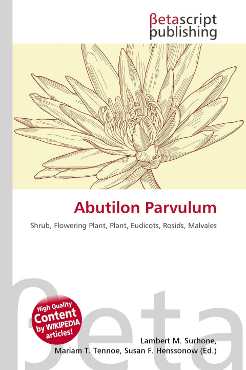 Kniha Abutilon Parvulum Mariam T. Tennoe