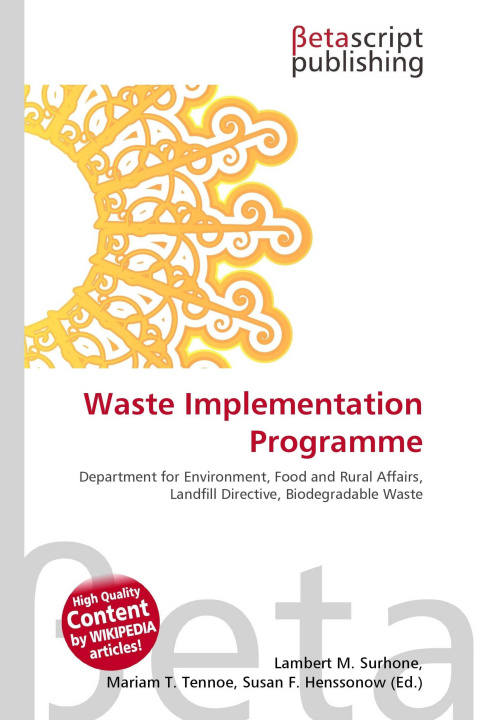 Kniha Waste Implementation Programme Mariam T. Tennoe