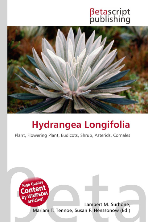 Kniha Hydrangea Longifolia Mariam T. Tennoe