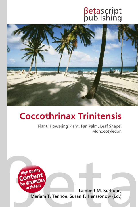 Kniha Coccothrinax Trinitensis Mariam T. Tennoe
