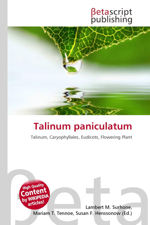 Kniha Talinum paniculatum Mariam T. Tennoe