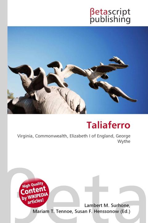 Kniha Taliaferro Mariam T. Tennoe