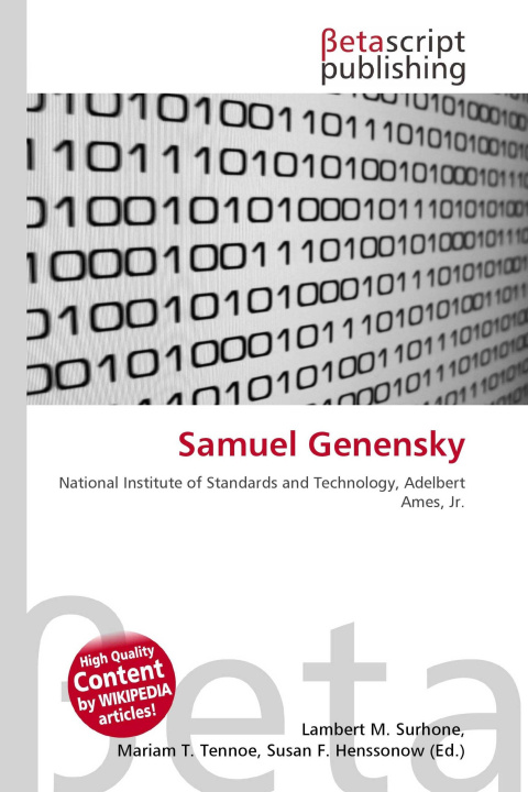 Knjiga Samuel Genensky Mariam T. Tennoe