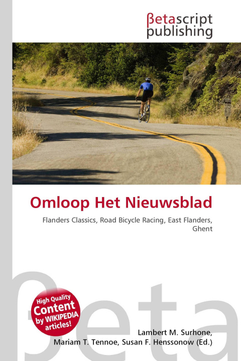 Kniha Omloop Het Nieuwsblad Mariam T. Tennoe