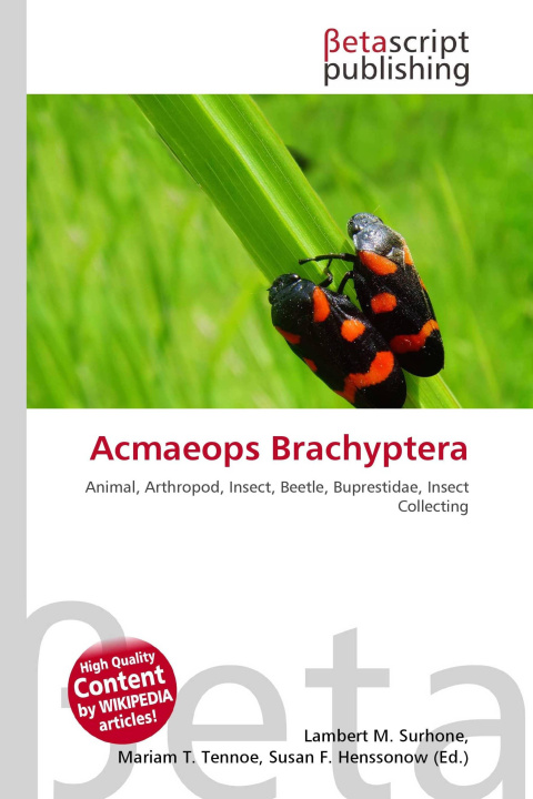 Kniha Acmaeops Brachyptera Mariam T. Tennoe