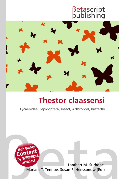 Kniha Thestor claassensi Mariam T. Tennoe