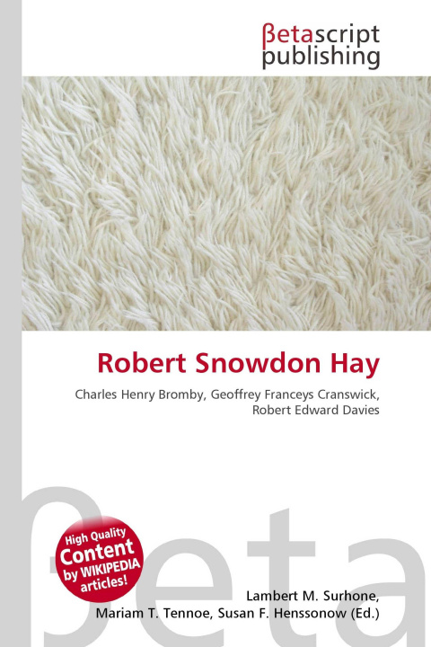 Kniha Robert Snowdon Hay Mariam T. Tennoe