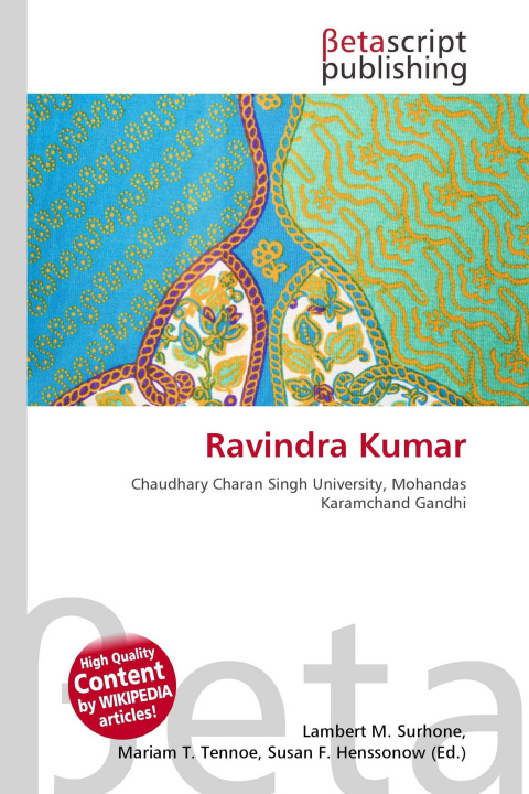 Kniha Ravindra Kumar Mariam T. Tennoe