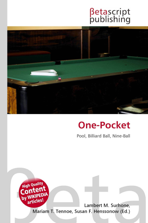 Kniha One-Pocket Mariam T. Tennoe