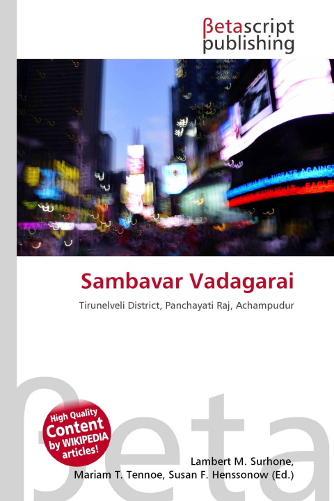 Knjiga Sambavar Vadagarai Mariam T. Tennoe
