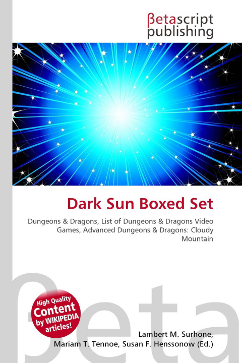 Kniha Dark Sun Boxed Set Mariam T. Tennoe