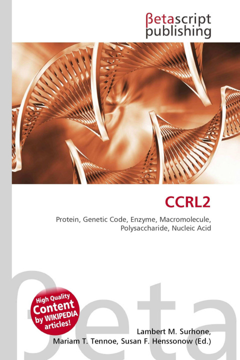 Könyv CCRL2 Mariam T. Tennoe