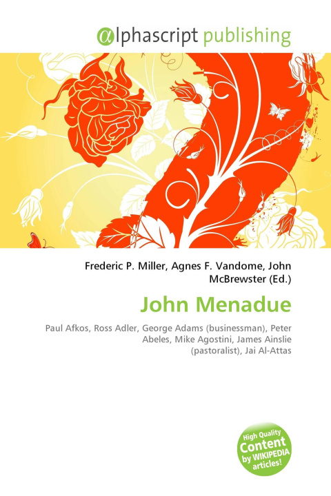 Kniha John Menadue Agnes F. Vandome